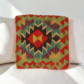   coussin décoratif kilim 40x40 housse de coussin tissée main