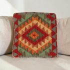 Coussin kilim 40x40 housse de coussin tissée main