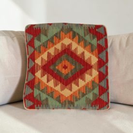 Coussin kilim 40x40 housse de coussin tissée main