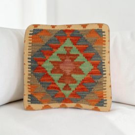 Coussin kilim 40x40 housse de coussin tissée main