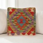 Coussin kilim 40x40 housse de coussin tissée main