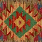 Coussin kilim 40x40 housse de coussin tissée main