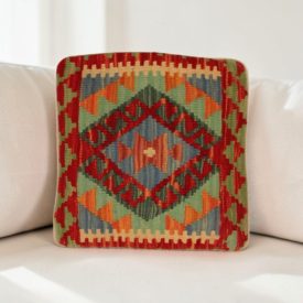 Coussin kilim 40x40 housse de coussin tissée main