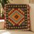Housse de coussin Kilim afghan 50x50 coussin tissé à la main