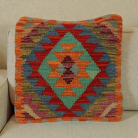   Coussin décoratif oriental 50x50 housse de coussin tissée à la main