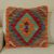 Coussin décoratif oriental 50x50 housse de coussin tissée à la main