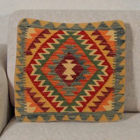   Coussin décoratif tissé à la main 50x50 housse de coussin Kilim