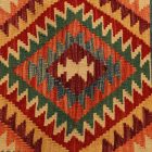 Coussin décoratif tissé à la main 50x50 housse de coussin Kilim