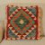 Coussin tissé à la main 50x50 housse de coussin Kilim