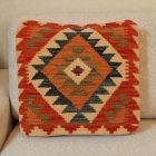 Coussin décoratif Kilim 50x50 housse de coussin tissée à la main
