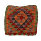 Coussin décoratif oriental 50x50 housse de coussin Kilim tissée à la main