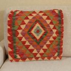 Coussin décoratif oriental 50x50 housse de coussin tissée à la main