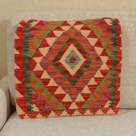   Coussin décoratif oriental 50x50 housse de coussin tissée à la main