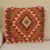 Coussin décoratif oriental 50x50 housse de coussin tissée à la main