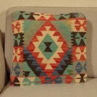 Coussin tissé à la main 50x50 housse de coussin Kilim