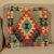 Coussin tissé à la main 50x50 housse de coussin Kilim