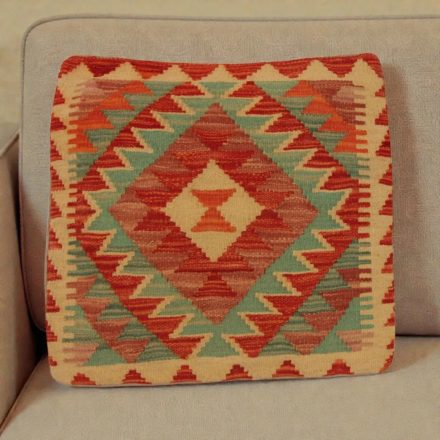 Housse de coussin tissée à la main 50x50 coussin décoratif Kilim