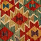 Coussin décoratif oriental 45x50 housse de coussin Kilim tissée à la main
