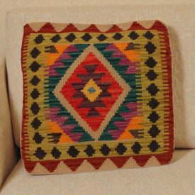   Coussin décoratif oriental 50x50 housse de coussin tissée à la main