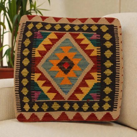 Housse de coussin tissée à la main 45x50 coussin décoratif Kilim