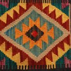 Housse de coussin tissée à la main 45x50 coussin décoratif Kilim