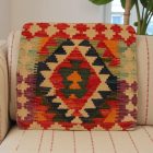 Coussin Kilim 45x45 housse de coussin tissée à la main