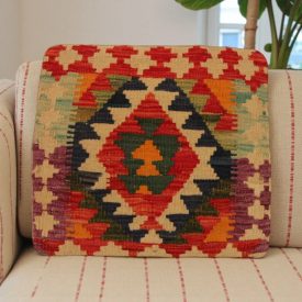 Coussin Kilim 45x45 housse de coussin tissée à la main