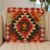 Coussin Kilim 45x45 housse de coussin tissée à la main