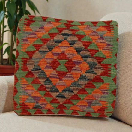 Housse de coussin Kilim afghan 50x50 coussin tissé à la main