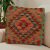 Housse de coussin Kilim afghan 50x50 coussin tissé à la main