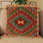 Coussin Kilim 50x50 housse de coussin tissée à la main