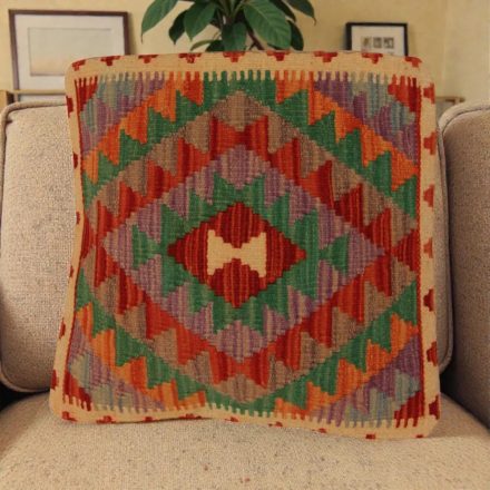 Coussin Kilim 50x50 housse de coussin tissée à la main