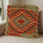 Housse de coussin Kilim 50x50 coussin décoratif tissé à la main
