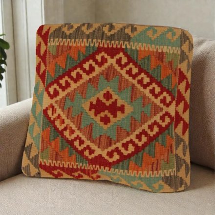 Housse de coussin Kilim 50x50 coussin décoratif tissé à la main