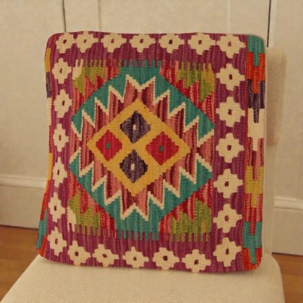 Coussin décoratif oriental 50x50 housse de coussin tissée à la main