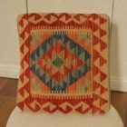 Coussin tissé à la main 45x45 housse de coussin Kilim