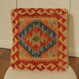 Coussin tissé à la main 45x45 housse de coussin Kilim