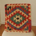 Housse de coussin tissée à la main 50x50 coussin décoratif Kilim
