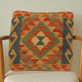 Coussin Kilim 50x50 housse de coussin tissée à la main