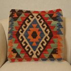 Housse de coussin Kilim 50x50 coussin décoratif tissé à la main