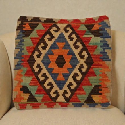 Housse de coussin Kilim 50x50 coussin décoratif tissé à la main