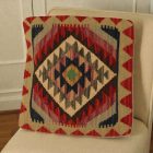 Housse de coussin Kilim afghan 50x50 coussin tissé à la main