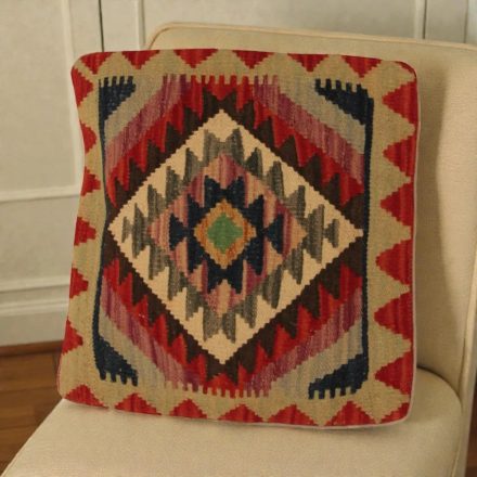 Housse de coussin Kilim afghan 50x50 coussin tissé à la main