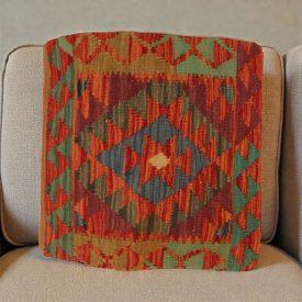   Housse de coussin Kilim afghan 50x50 coussin tissé à la main