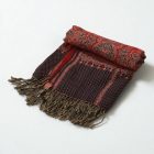 Châle élégant 215x105 mauve-bleu écharpe fine pour femme