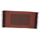 Châle élégant 215x105 mauve-bleu écharpe fine pour femme