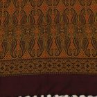 Châle noir-or 215x105 élégant châle femme en coton
