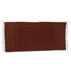 Élégant châle femme 215x105 bordeaux écharpe en coton