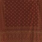 Élégant châle femme 215x105 bordeaux écharpe en coton