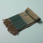 Écharpe élégante 215x105 verte mince châle femme homme